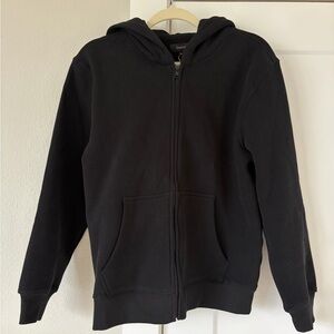 Quince 100% organic cotton fleece zip hoodie